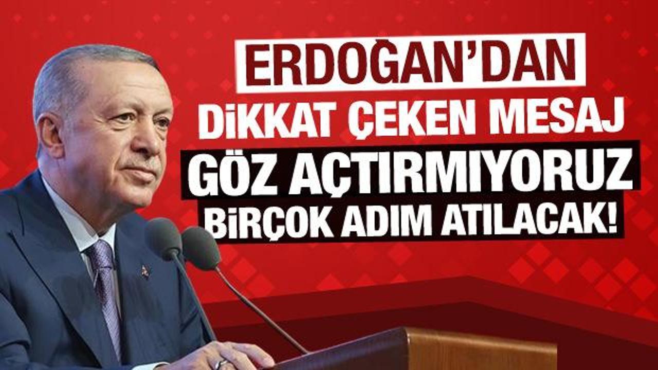 Erdoğan'dan son dakika d&uuml;zensiz g&ouml;&ccedil;men mesajı: G&ouml;z a&ccedil;tırmıyoruz, bir&ccedil;ok adım atılacak! 