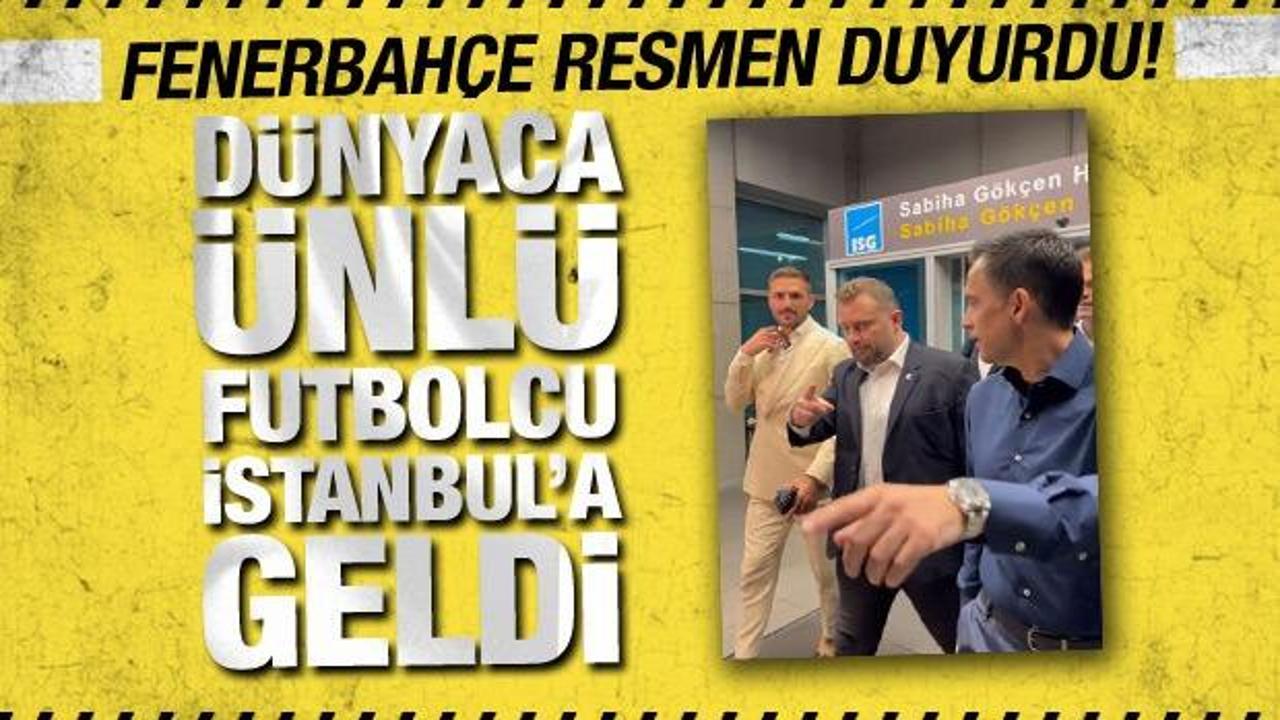 Fenerbahçe resmen duyurdu! Dusan Tadic İstanbul'da