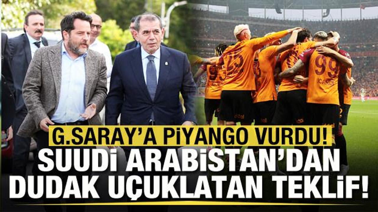 Galatasaray'a piyango vurdu! Suudi Arabistan dudak u&ccedil;uklatan teklif