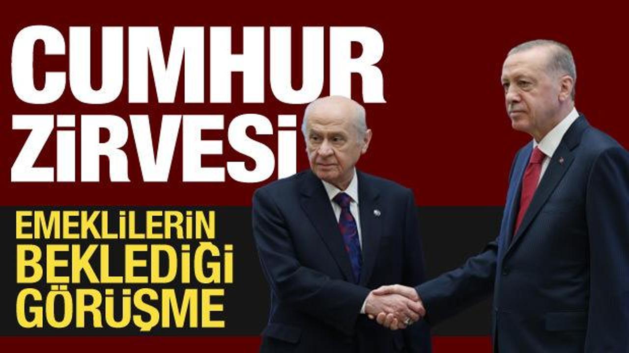 G&ouml;zler Beştepe'de: Cumhurbaşkanı Erdoğan ile Bah&ccedil;eli g&ouml;r&uuml;şt&uuml;