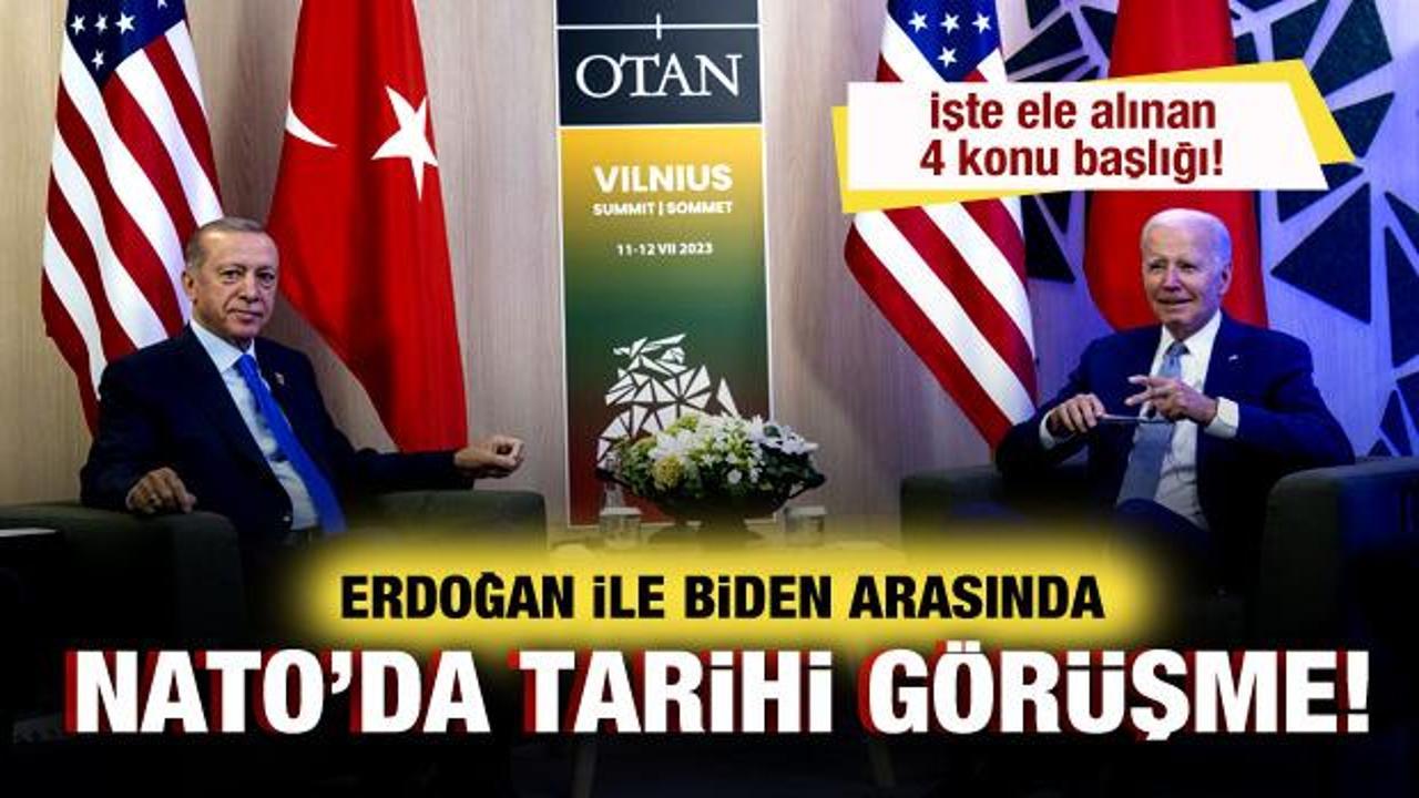 Son dakika: Erdoğan ve Biden g&ouml;r&uuml;şmesi sona erdi! Erdoğan'dan kritik ABD a&ccedil;ıklaması
