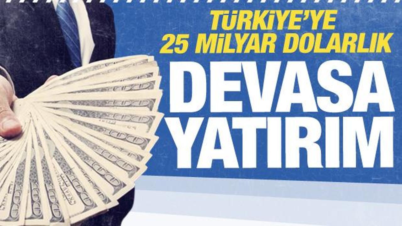 Türkiye'ye 25 milyar dolarlık dev yatırım! İş imzaya kaldı