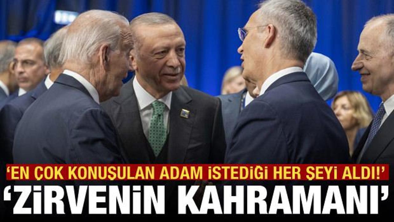 "Zirvenin kahramanı T&uuml;rk cumhurbaşkanı"