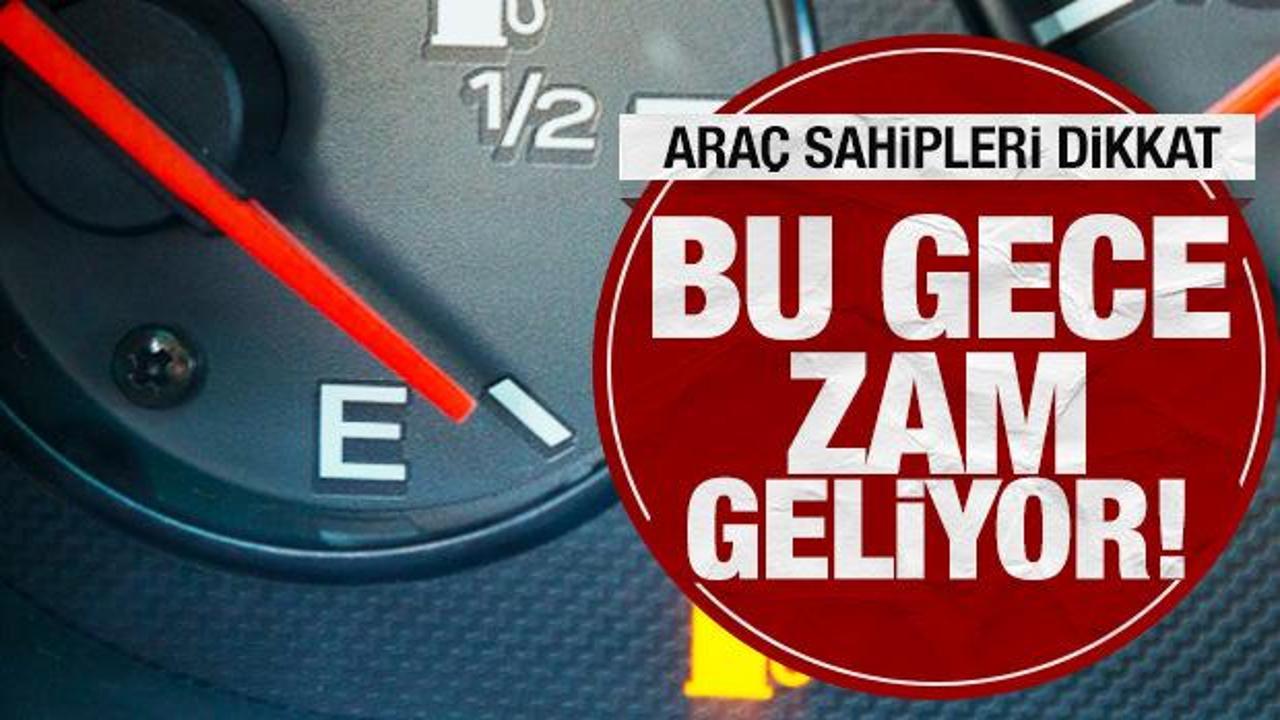 Araç sahipleri dikkat: Motorine zam geliyor