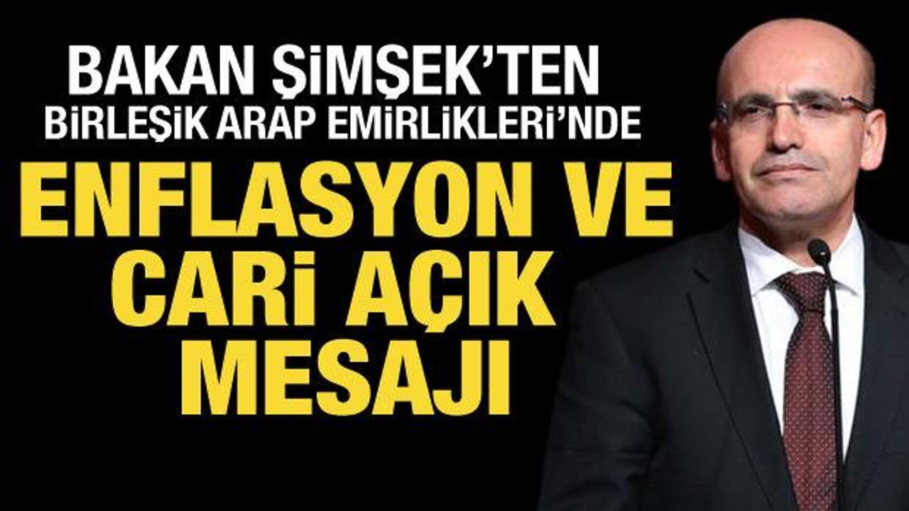 Bakan Şimşek'den BAE a&ccedil;ıklaması: Her konuda kapımız a&ccedil;ık