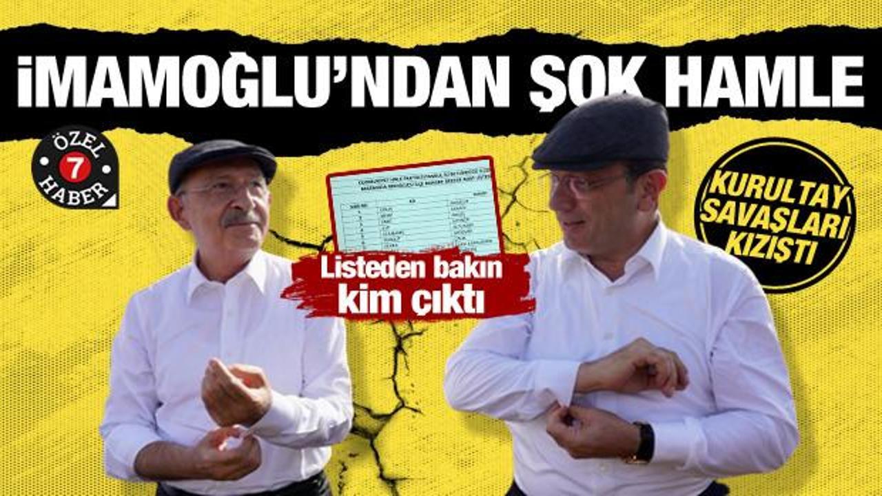 CHP'de delege savaşları: İmamoğlu'nun eşi bile listede! Kılıçdaroğlu ne durumda?