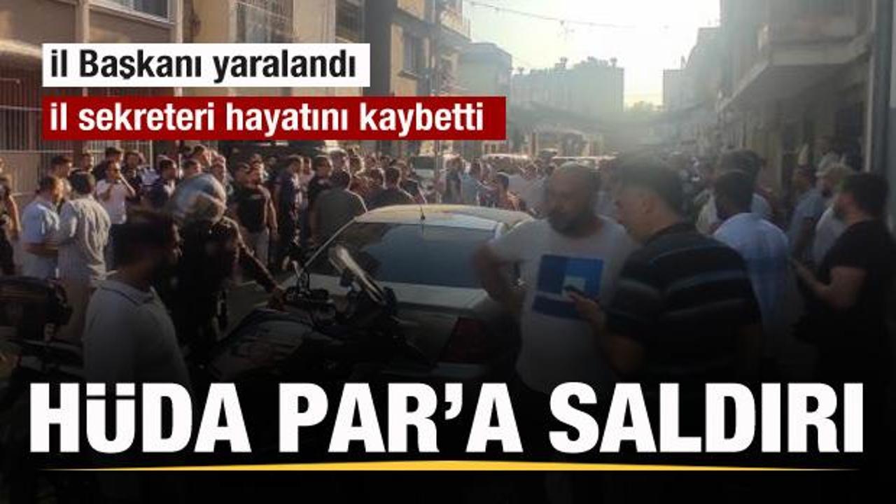 H&Uuml;DA-PAR'a saldırı! İl Başkanı ağır yaralandı! İl Sekreteri hayatını kaybetti