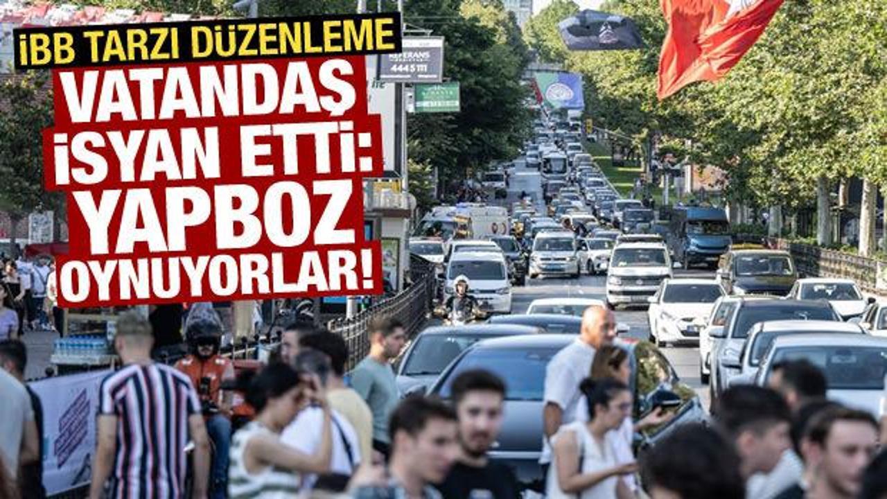 İBB'nin &ccedil;alışmasından sonra trafik yoğunluğu arttı
