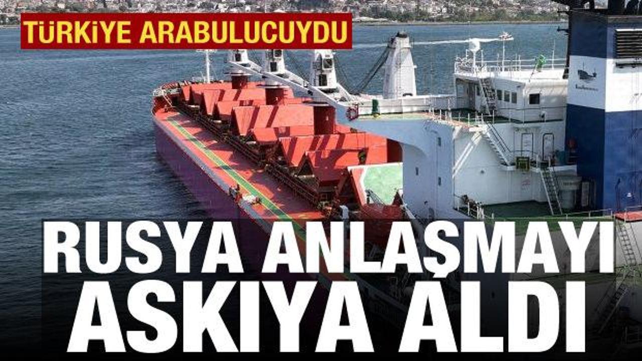 Kremlin: Tahıl Koridoru Anlaşması'nı askıya aldık