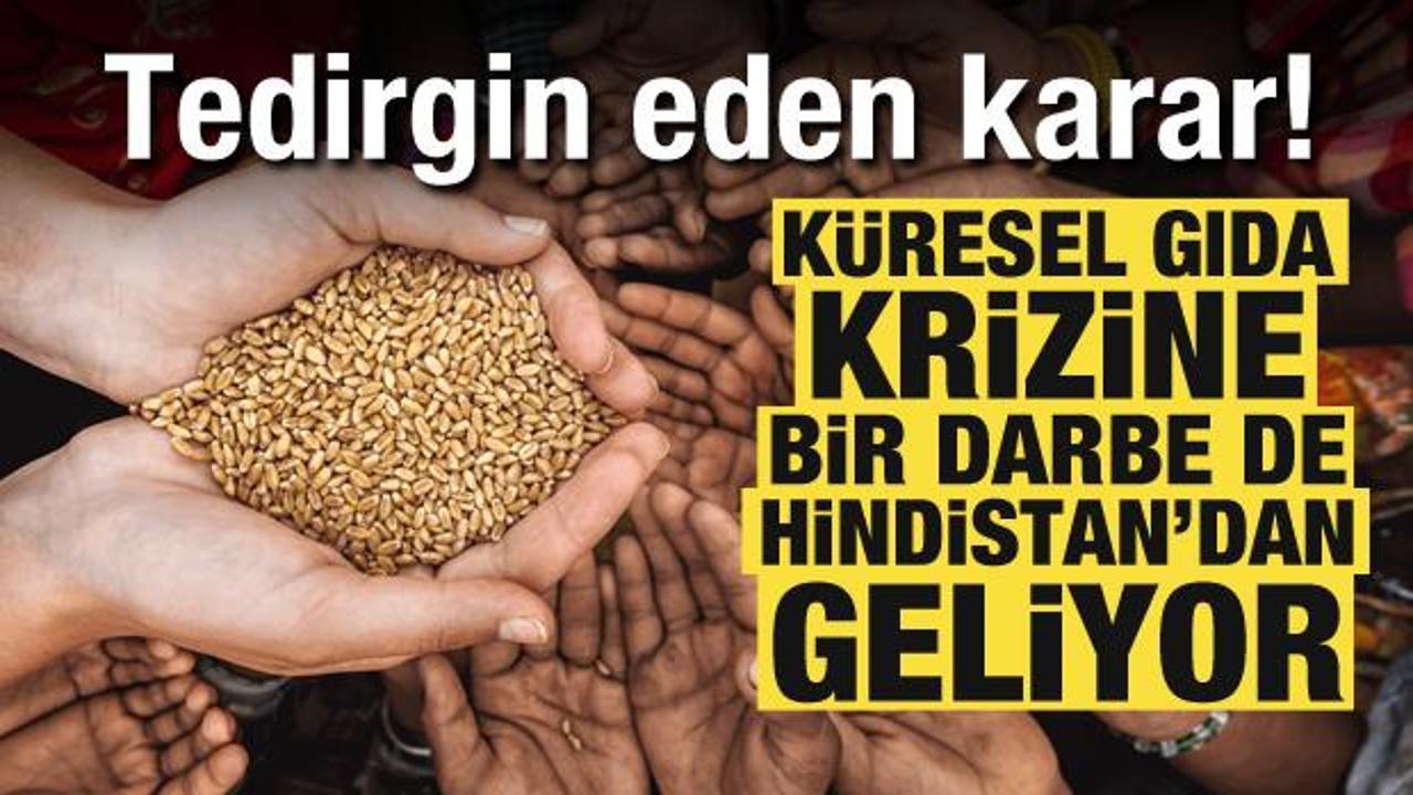 K&uuml;resel gıda krizine bir darbe de Hindistan'dan geliyor! D&uuml;nyayı tedirgin eden karar
