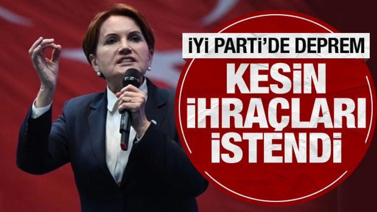 Son Dakika: 6 İYİ Partiliye kesin ihra&ccedil; istemi!