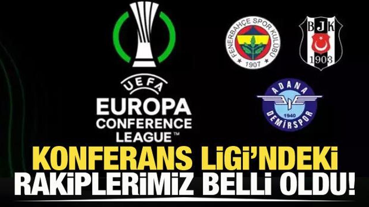 Temsilcilerimizin Konferans Ligi'ndeki rakipleri netleşti
