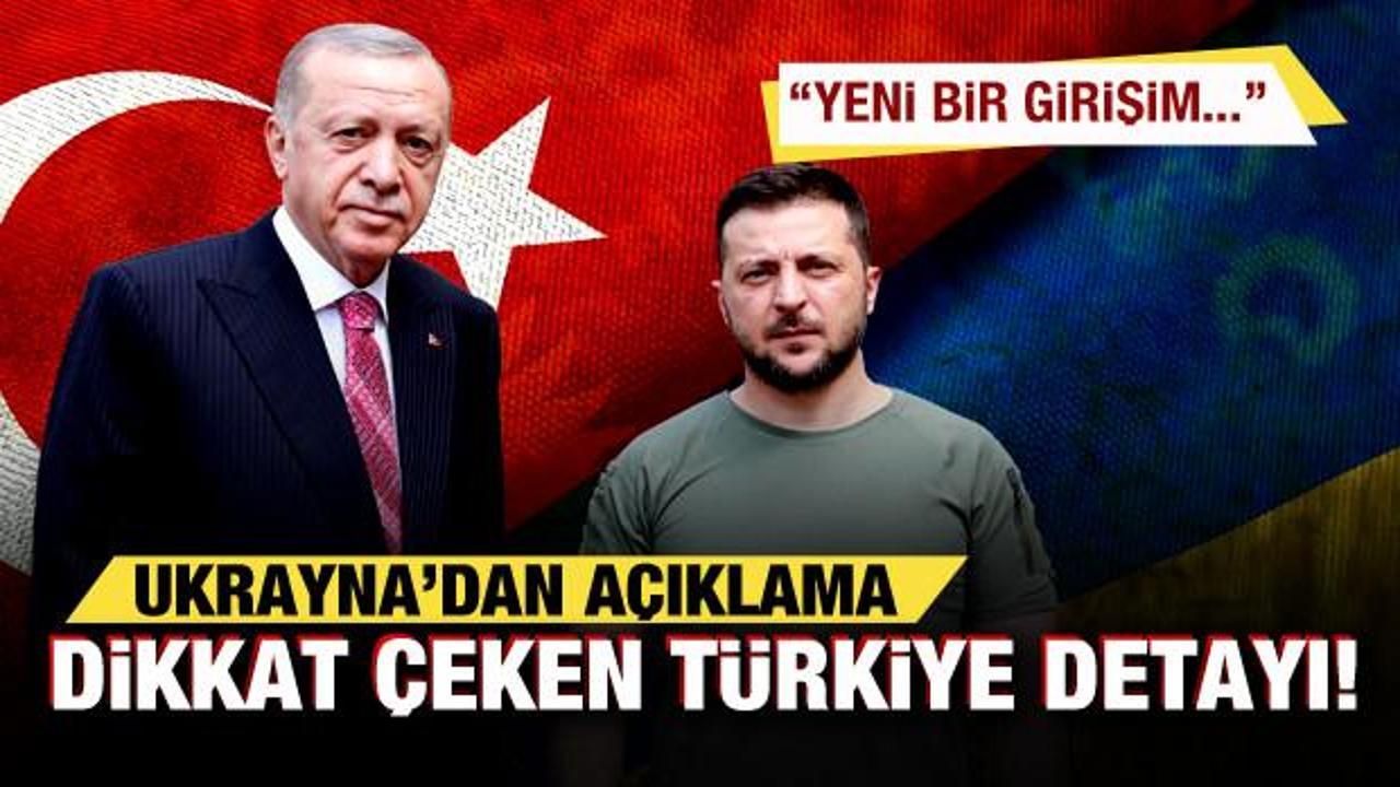 Ukrayna'dan açıklama! Dikkat çeken Türkiye detayı: Yeni bir girişim...
