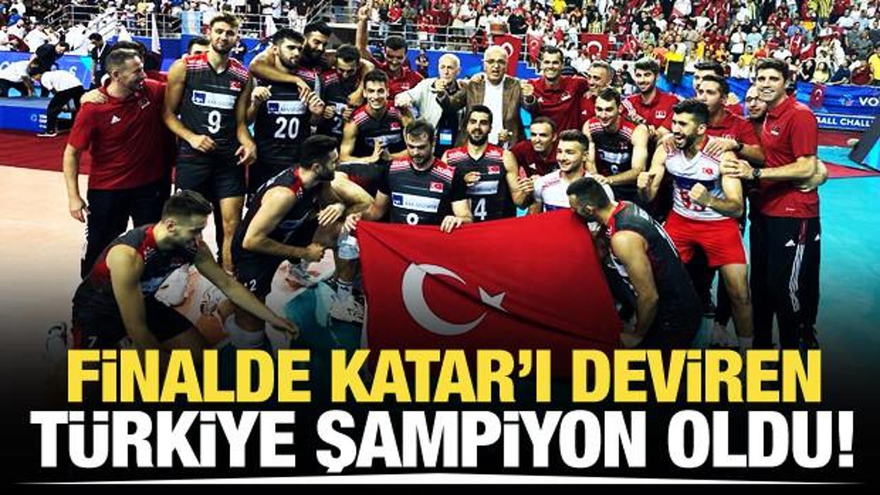 Bu gurur Türkiye'nin! Filenin Efeleri şampiyon oldu