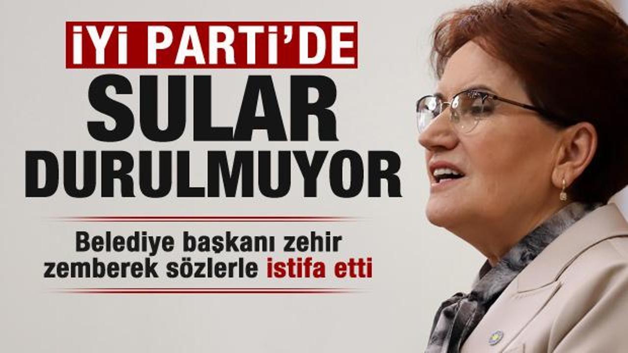 İYİ Parti'ye bir şok daha! Belediye Başkanı partiden istifa etti
