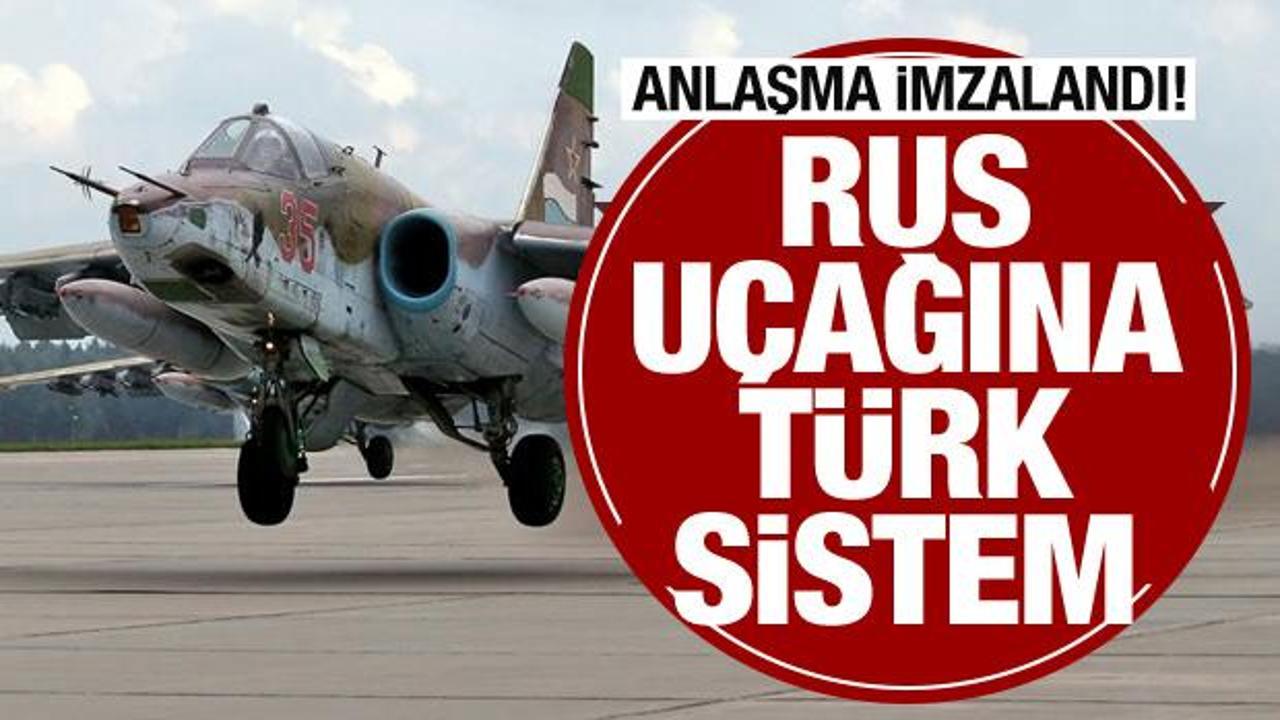 Rus uçağına Türk sistem! İmzalar atıldı
