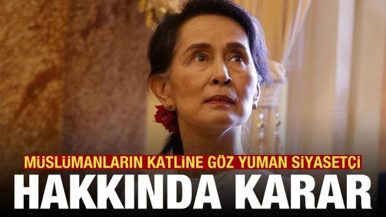 Aung San Suu Kyi ve Win Myint için af çıkartıldı