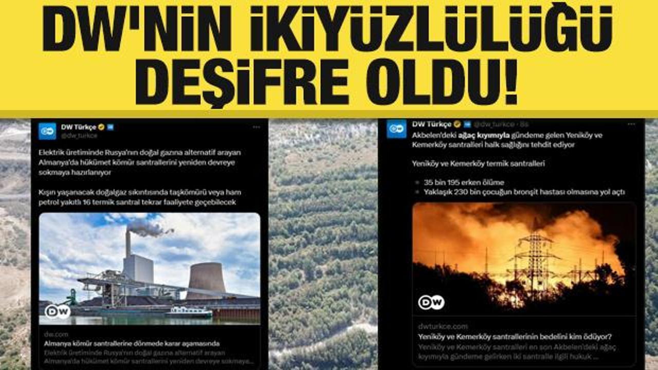 DW'nin ikiyüzlülüğü deşifre oldu! ''Akbelen'' gerçeklerini böyle çarpıttılar