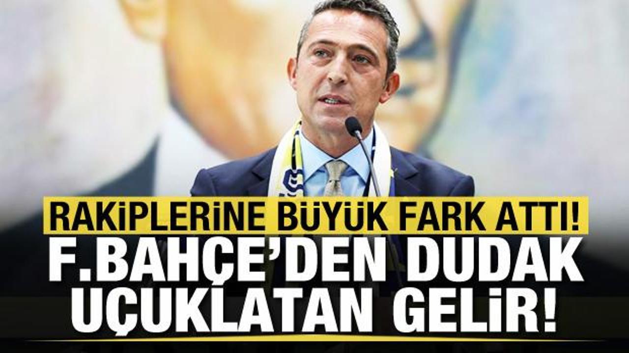 Fenerbah&ccedil;e'den rekor gelir: 1 milyar 713 milyon lira...