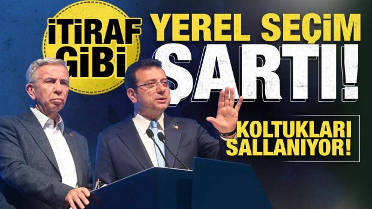 İmamoğlu ve Yavaş yerel se&ccedil;im i&ccedil;in şartlarını sundu