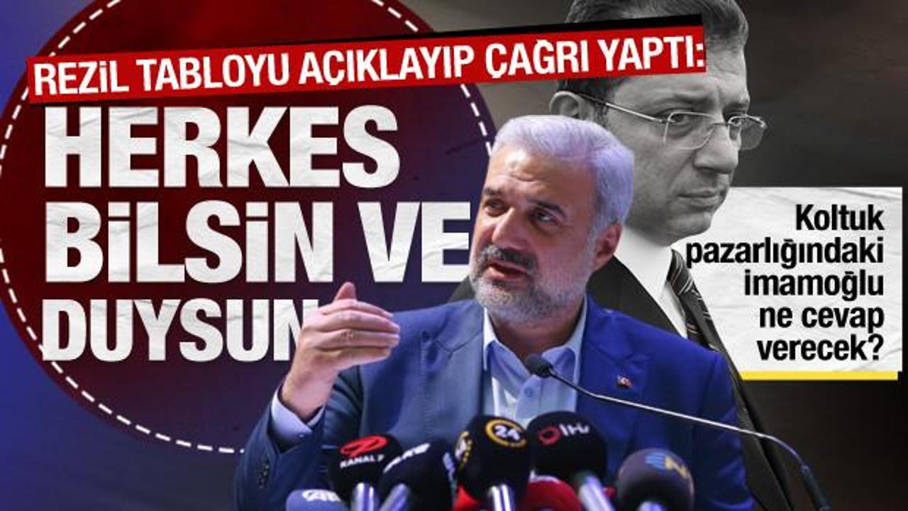Kabaktepe, İmamoğlu fiyaskosunu a&ccedil;ıkladı: İstanbul&rsquo;un AK Kadrolara kavuşma vakti geldi