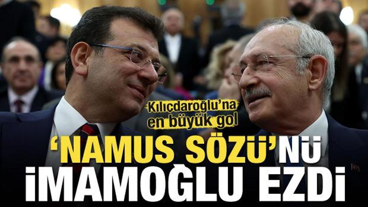 Kılı&ccedil;daroğlu&rsquo;nun &lsquo;namus s&ouml;z&uuml;n&uuml;&rsquo; İmamoğlu ezdi!