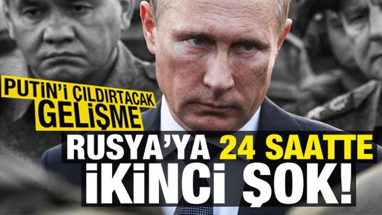 Putin'i &ccedil;ıldırtacak gelişme! Rusya'ya 24 saatte ikinci şok...