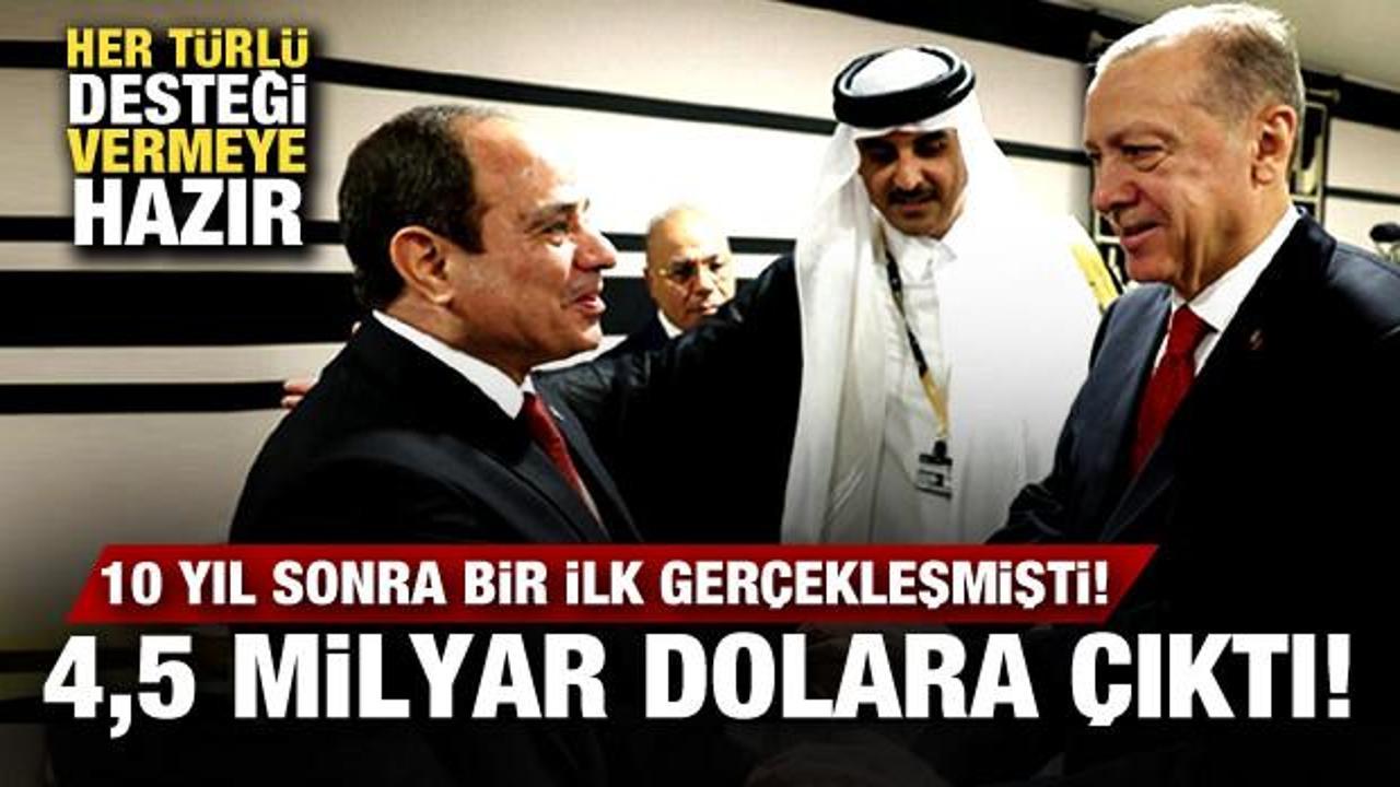 10 yıl sonra bir ilk ger&ccedil;ekleşmişti! T&uuml;rkiye'den, Mısır'a 4,5 milyar dolarlık ihracat!