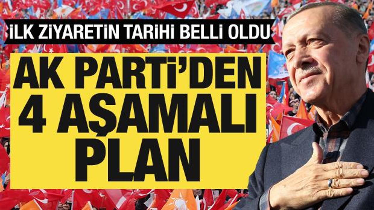 AK Parti'den yerel se&ccedil;imde 4 aşamalı plan
