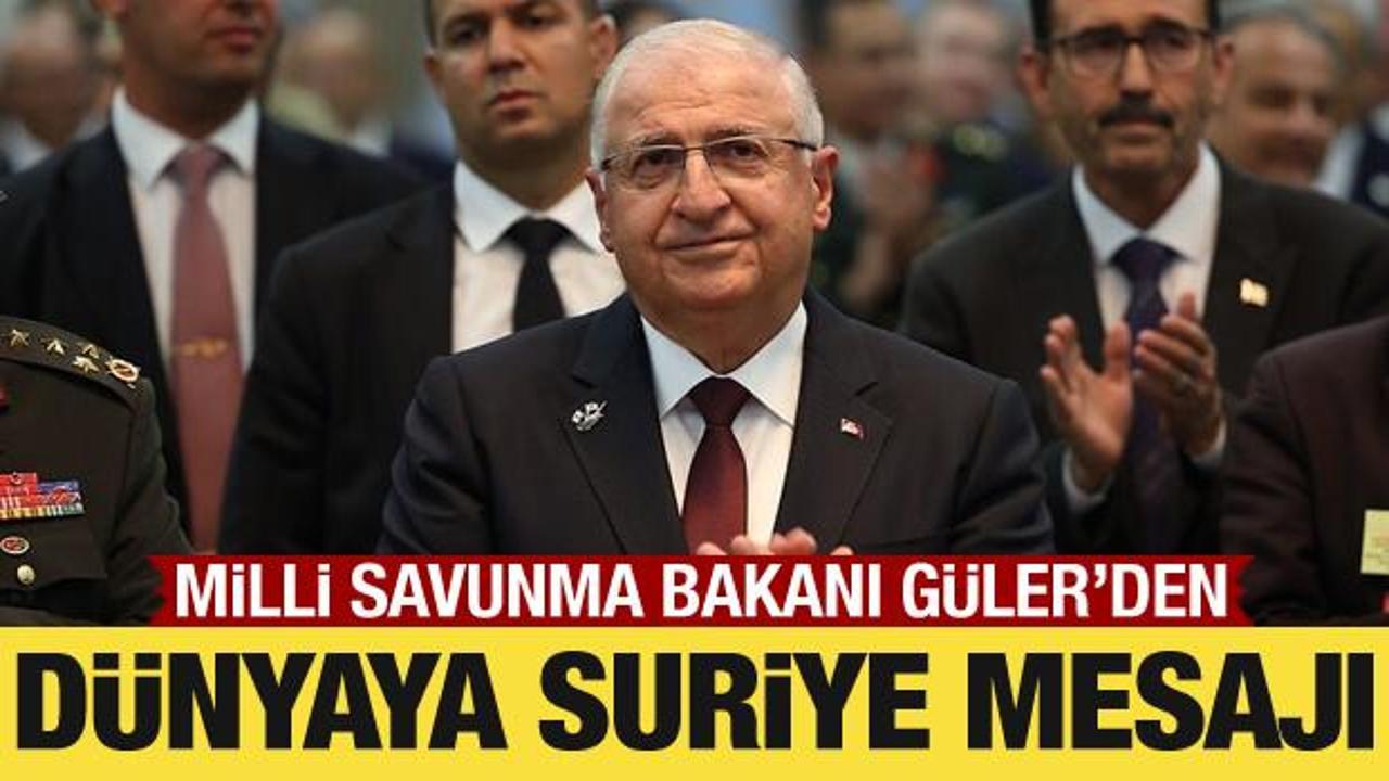Bakan G&uuml;ler'den Suriye a&ccedil;ıklaması