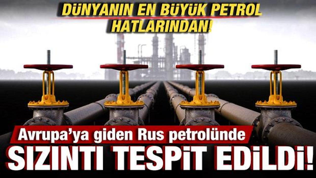 Polonya'dan petrol krizi oluşturacak korkunç Rusya duyurusu: Sızıntı tespit edildi...