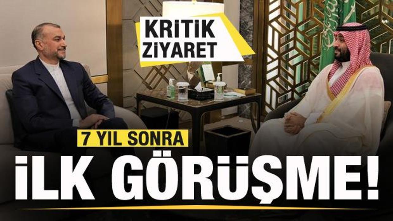 7 yıl sonra ilk g&ouml;r&uuml;şme! Suudi Arabistan'a kritik ziyaret