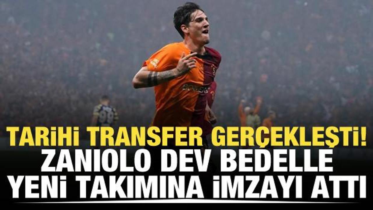 Tarihi transfer ger&ccedil;ekleşti! Zaniolo dev bedelle Aston Villa'da!