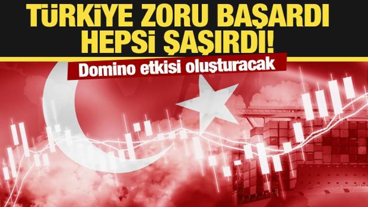 Hepsi şaşırdı! T&uuml;rkiye zoru başardı: Domino etkisi oluşturacak
