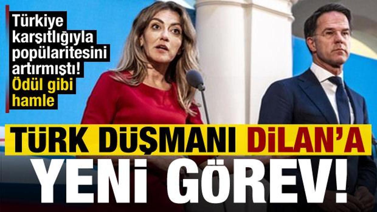 Türkiye düşmanı Dilan Yeşilgöz, önce bakan oldu şimdi de Mark Rutte'nin yerine seçildi!