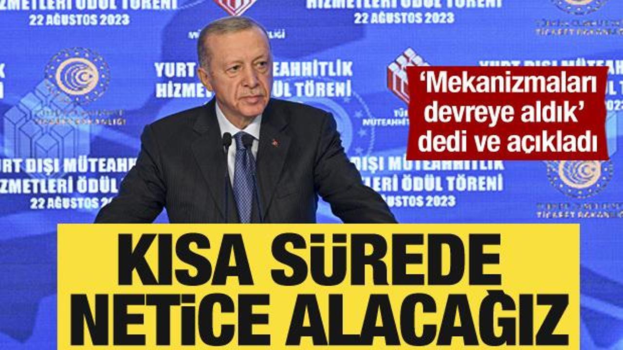 Cumhurbaşkanı Erdoğan'dan hayat pahalılığıyla m&uuml;cadele a&ccedil;ıklaması
