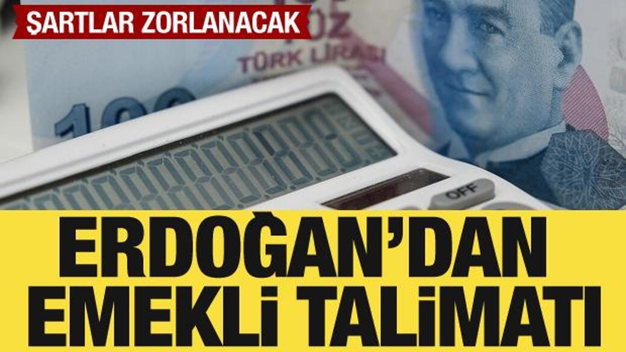 Erdoğan talimatı verdi: Emekliler i&ccedil;in t&uuml;m imkanlar zorlanacak