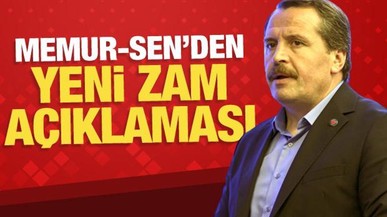 Memur-Sen'den yeni zam a&ccedil;ıklaması