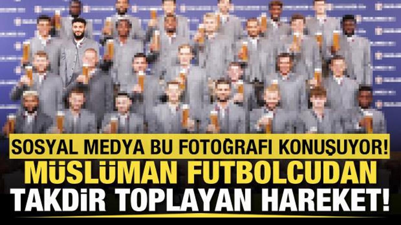 Noussair Mazraoui'nin bira hassasiyeti! Sosyal medyada takdir topladı