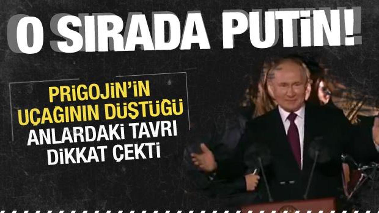 Prigojin'in uçağının düştüğü anlarda Putin'in neşeli hali dikkatlerden kaçmadı! 