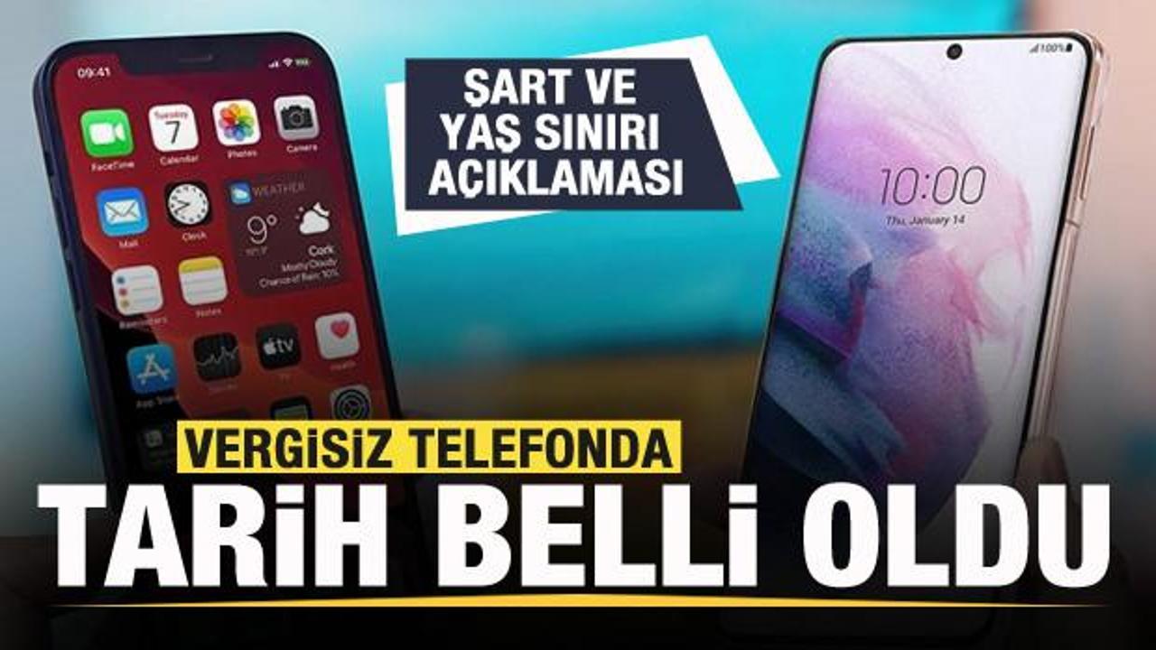 Vergisiz telefonda son dakika gelişmesi! Tarih belli oldu! Şart ve yaş sınırı a&ccedil;ıklaması