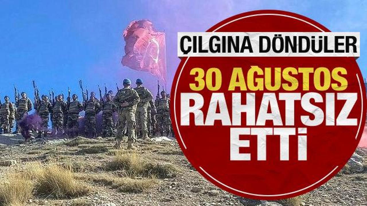 30 Ağustos kutlaması rahatsız etti! &Ccedil;ılgına d&ouml;nd&uuml;ler