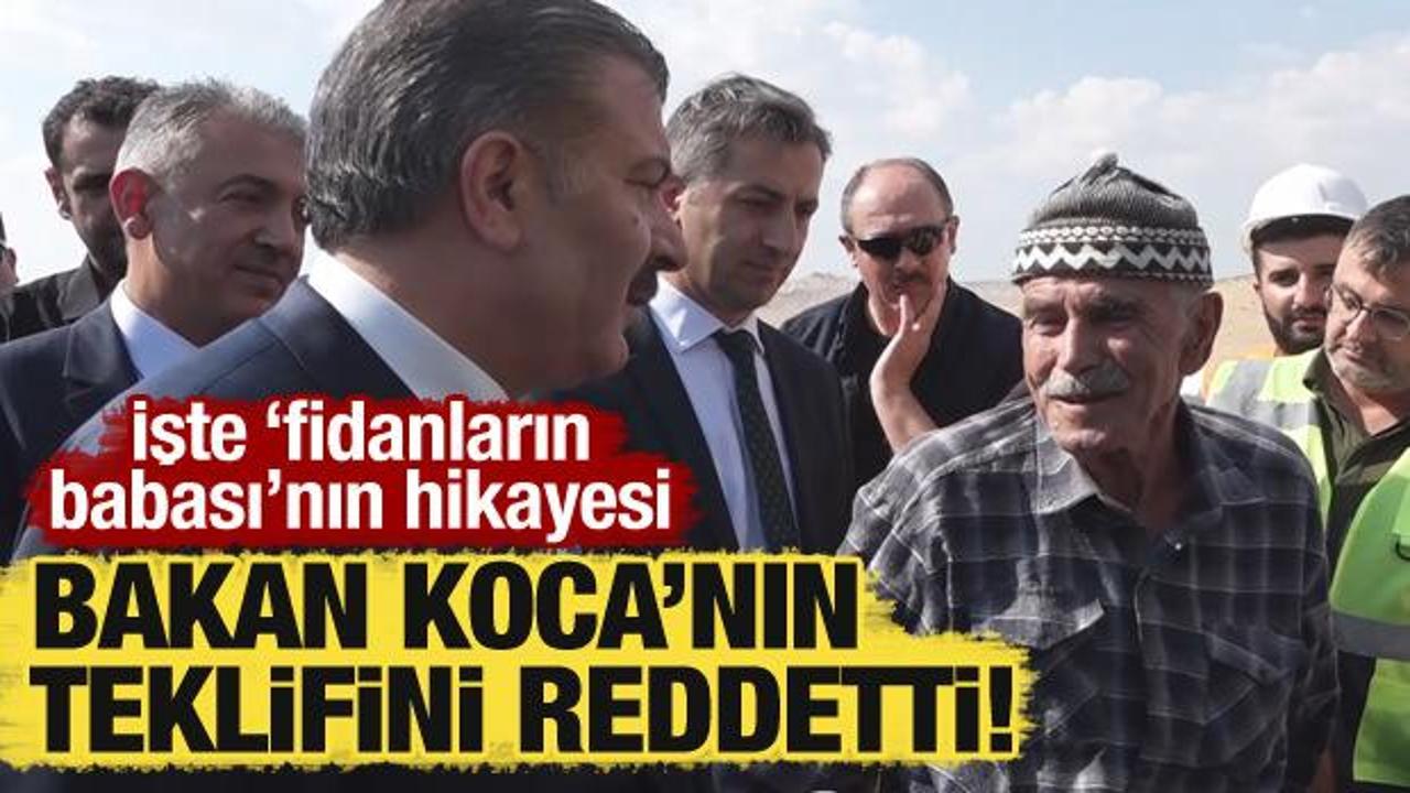 Bakan Koca&rsquo;nın teklifini reddetti! İşte &lsquo;fidanların babası&rsquo; Şeyhmus Erginoğlu&rsquo;nun hikayesi