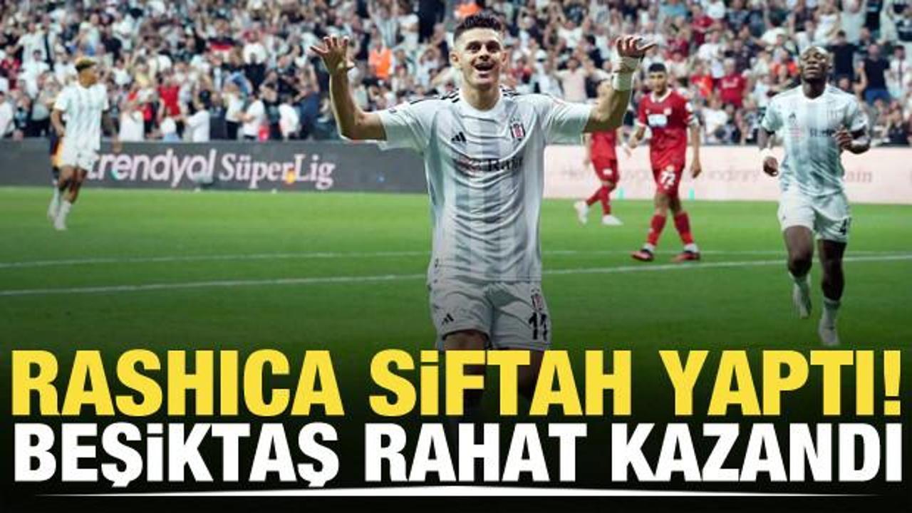 Rashica siftah yaptı! Beşiktaş rahat kazandı
