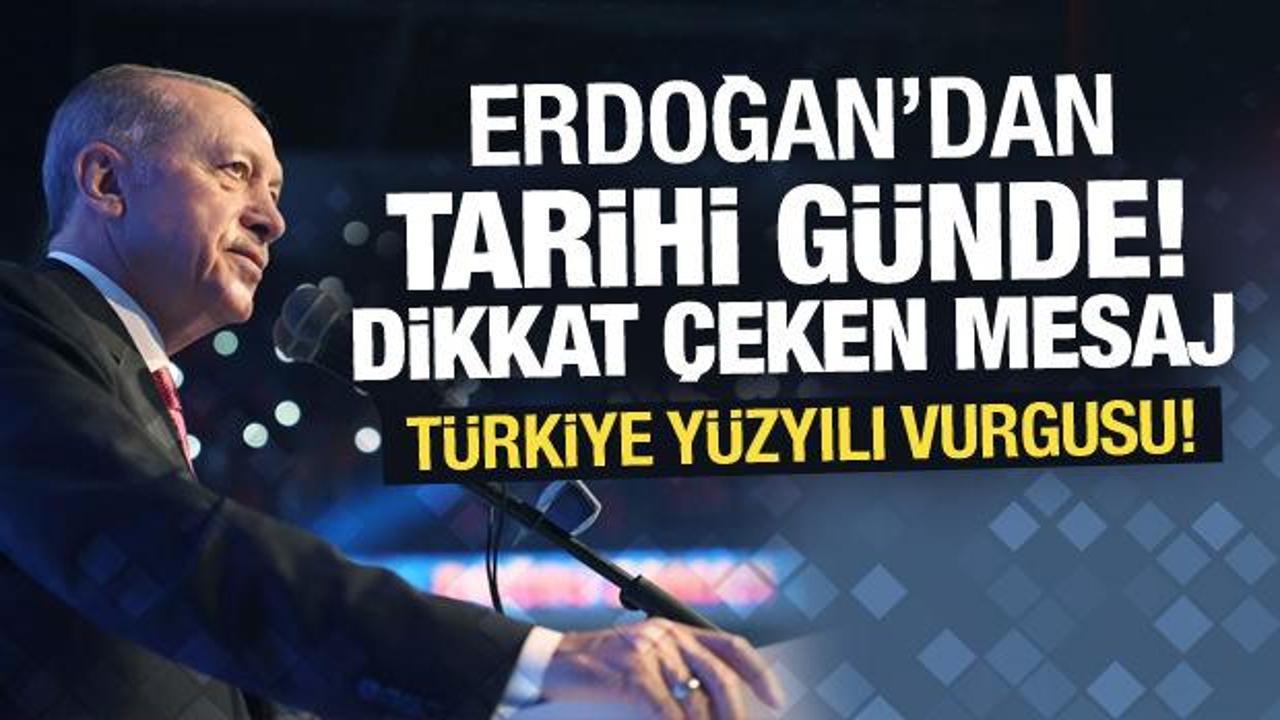 Cumhurbaşkanı Erdoğan'dan 30 Ağustos Zafer Bayramı mesajı
