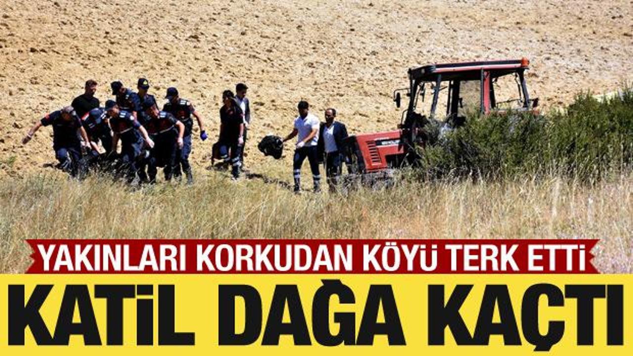 Katil yakalanamadı: Yakınları korkudan k&ouml;ylerini terk etti