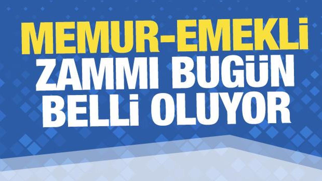 Toplantı başladı! Memur-Emekli zamları belli oluyor