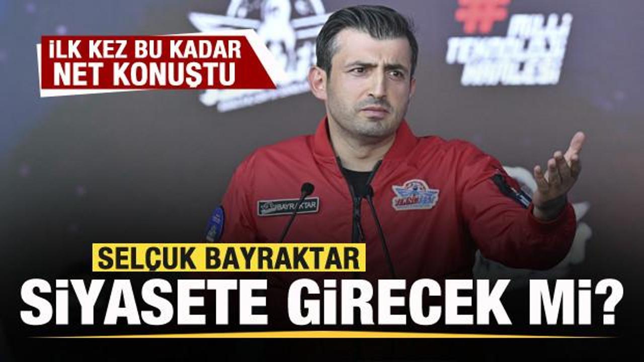 Sel&ccedil;uk Bayraktar'dan 'Siyasete girecek misiniz?' sorusuna yanıt! İlk kez net konuştu