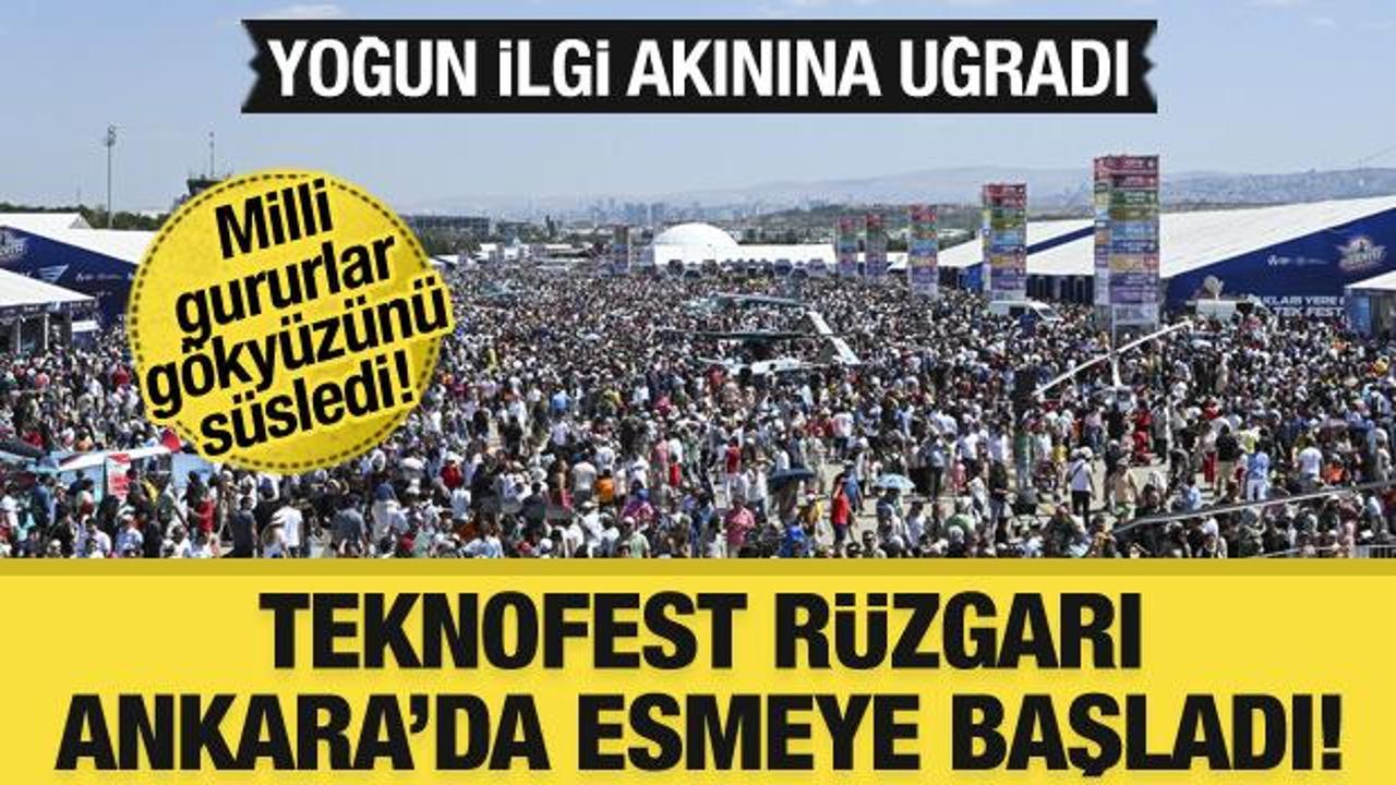 TEKNOFEST heyecanı Ankara'da esmeye başladı!