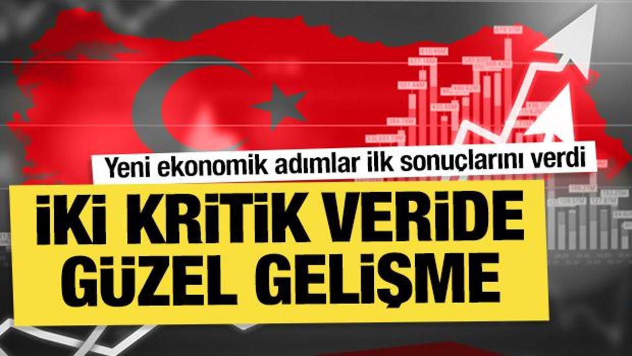 Yeni ekonomik adımlar ilk sonu&ccedil;larını verdi: İki kritik veride g&uuml;zel gelişme